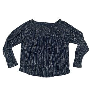 Lucky Brand Dark Blue Top L